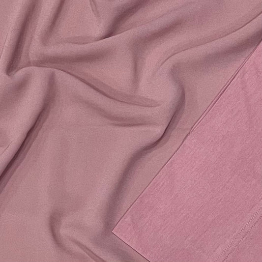 Pale Mauve Chiffon Hijab Set