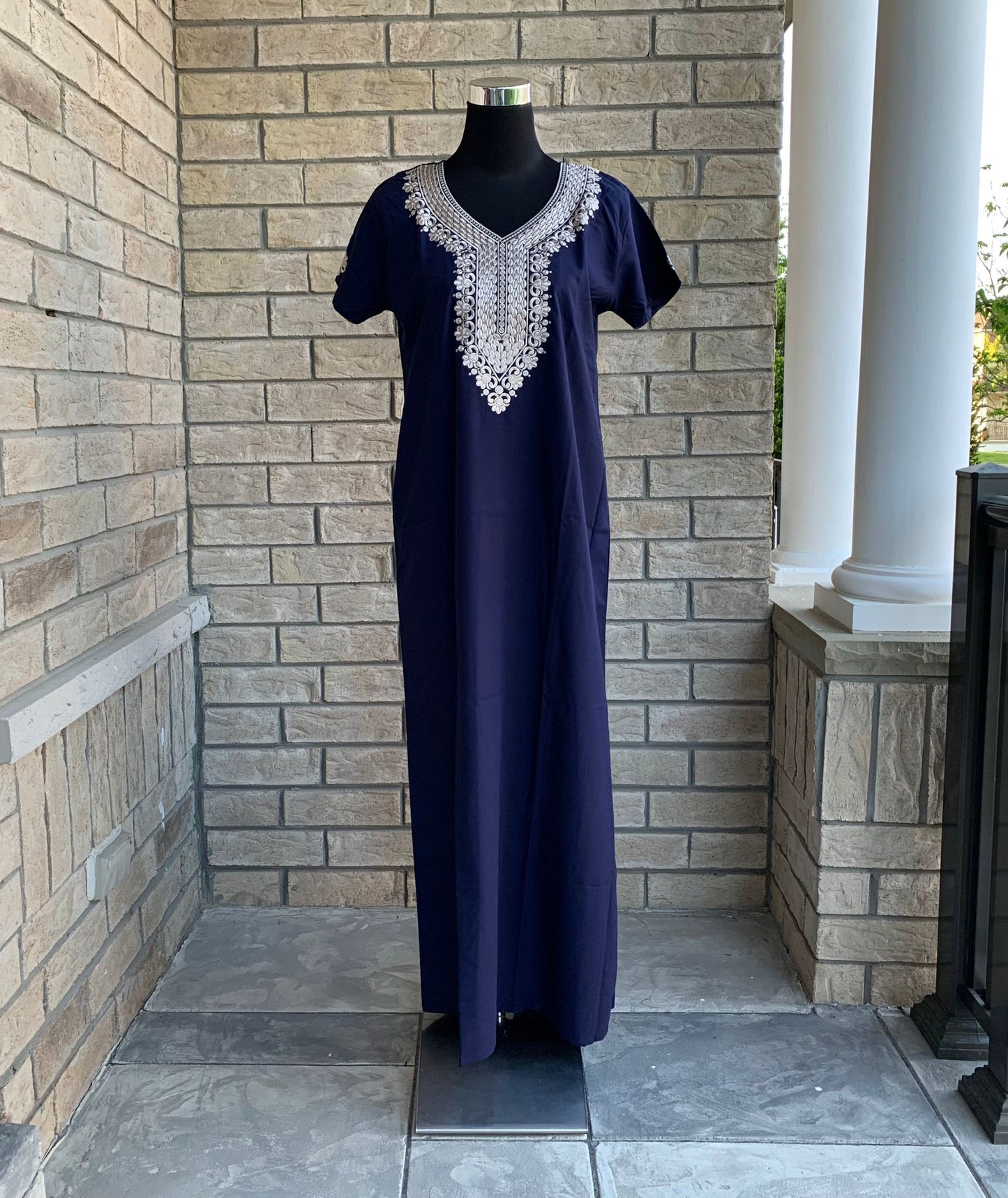 Maheen Kaftan Navy