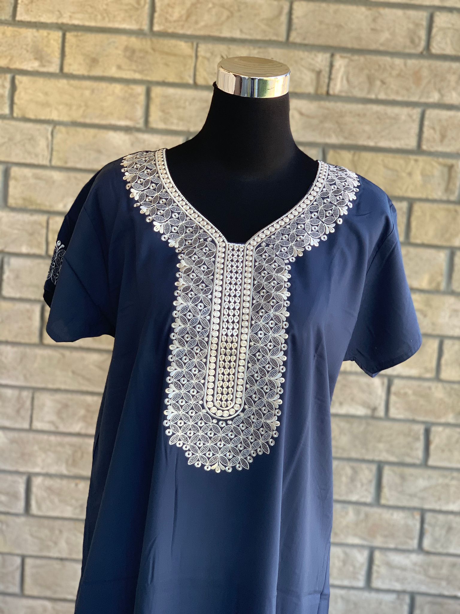 Comfy, breathable, stylish. The lounge wear that you need in your closet. Made with premium fabric, and embroidery on the front.  Material: Premium Cotton  Size chart provided (in inches)  Collection: Safiya Collection 2023  Colour may look different due to screen resolution.