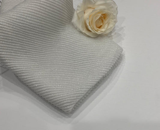 White Ripple shimmer hijab