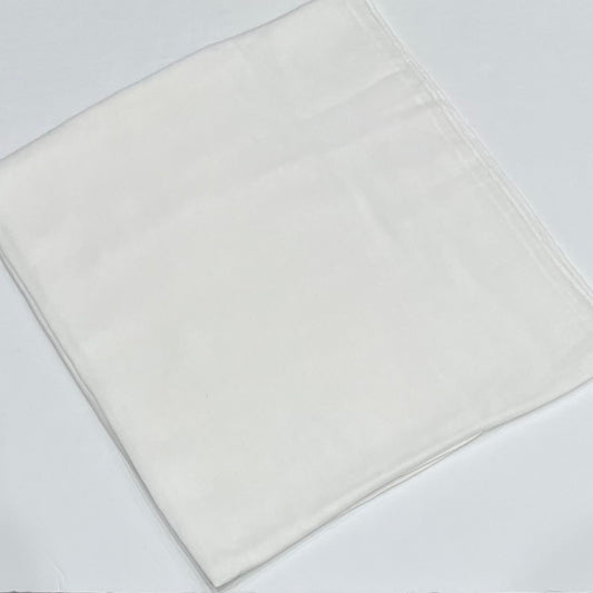 White Square Scarf