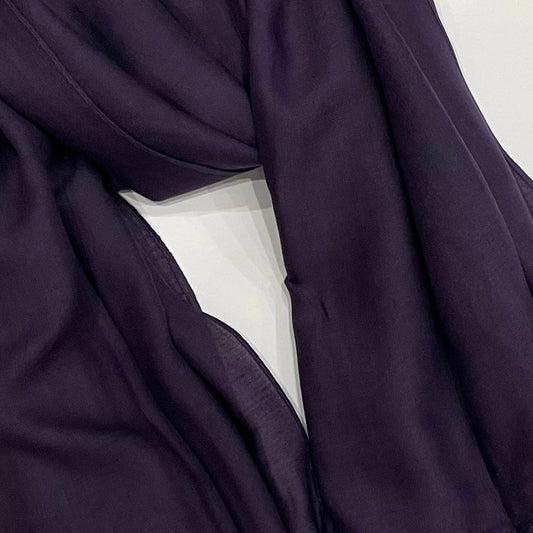 Deep Purple Cotton Hijab